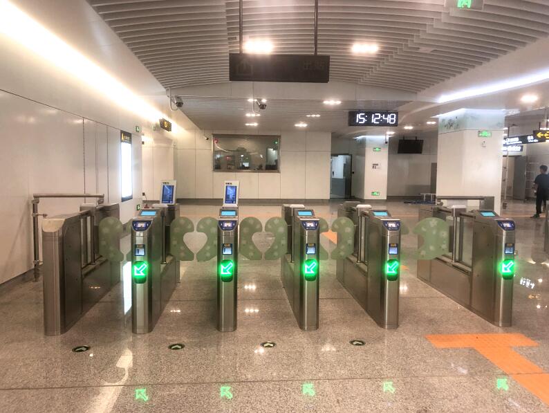 南寧地鐵5號線閘機扇門模塊正式投入運營...